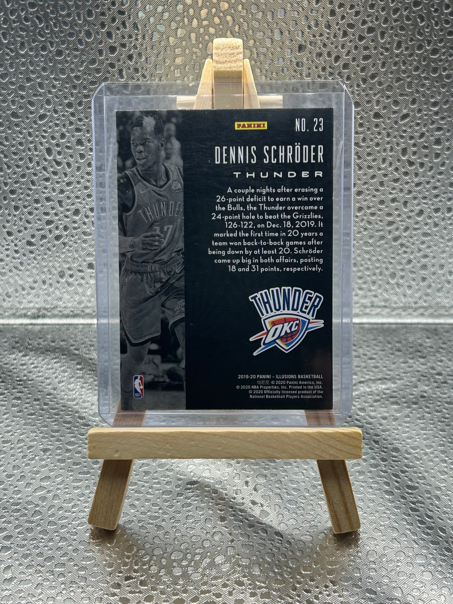 2019 -2020 Panini - Illusions Basketball Dennis Schroeder