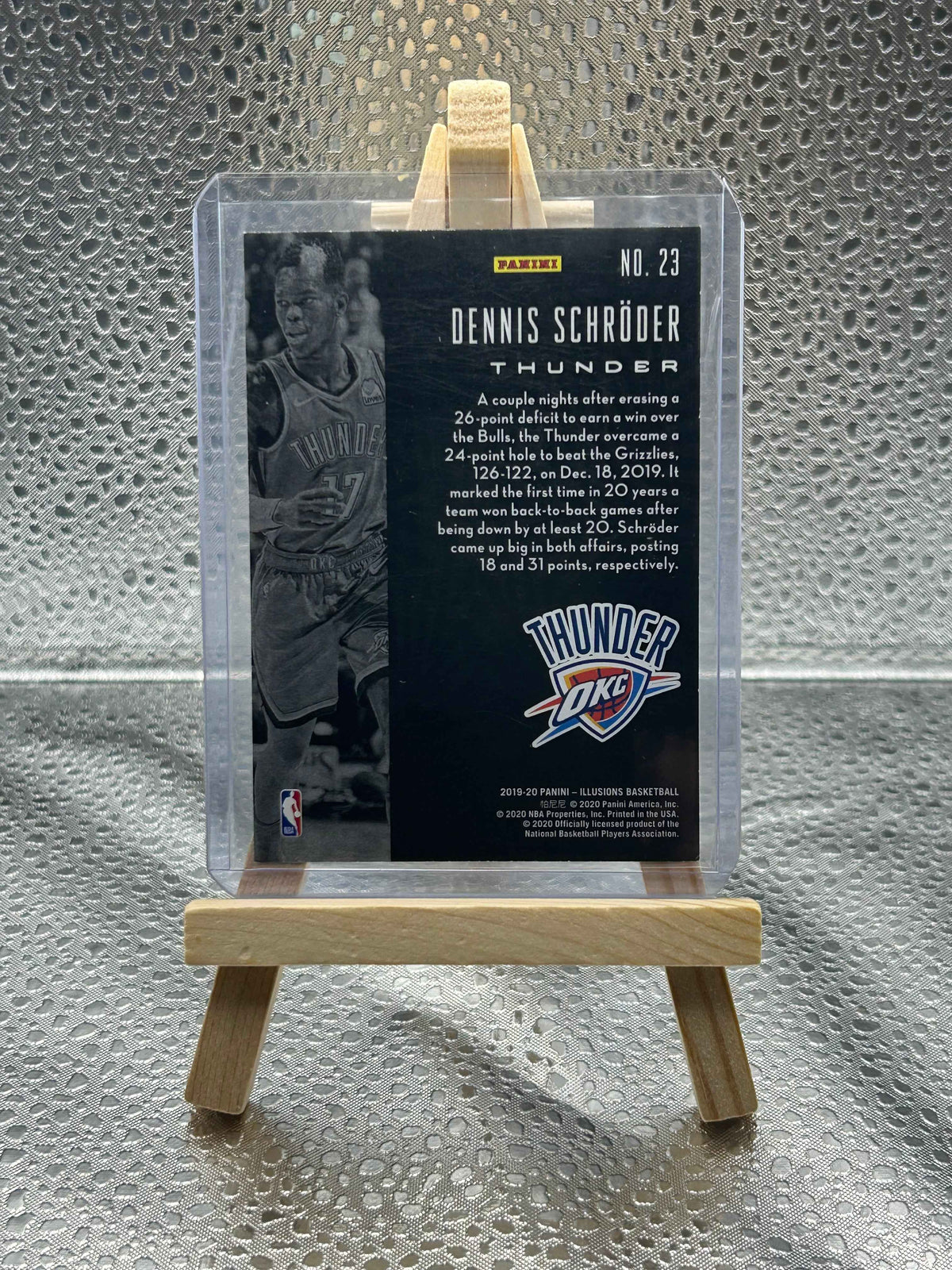 2019 -2020 Panini - Illusions Basketball Dennis Schroeder