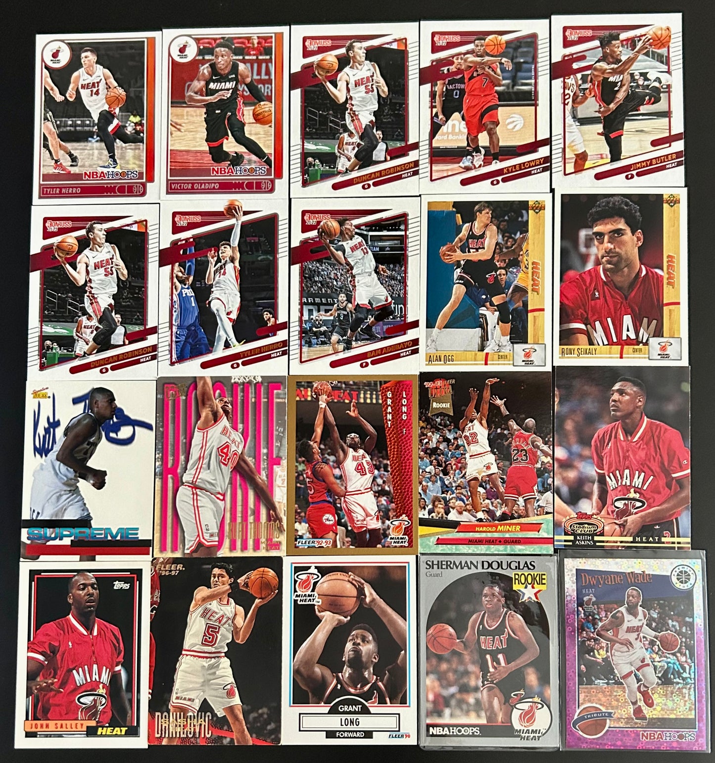 Miami Heat 20 Card Lot #1