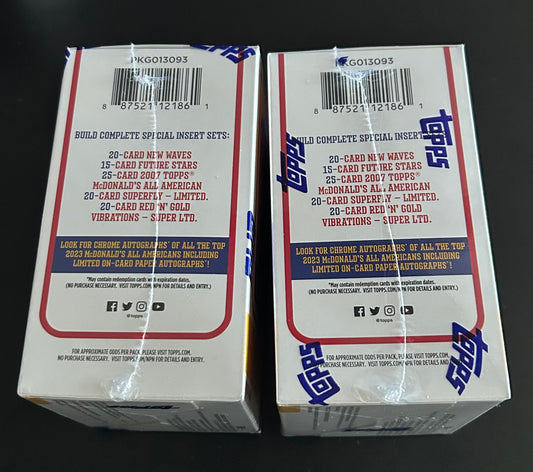 2023 Topps Chrome McDonald’s All-American Games Box – Sealed