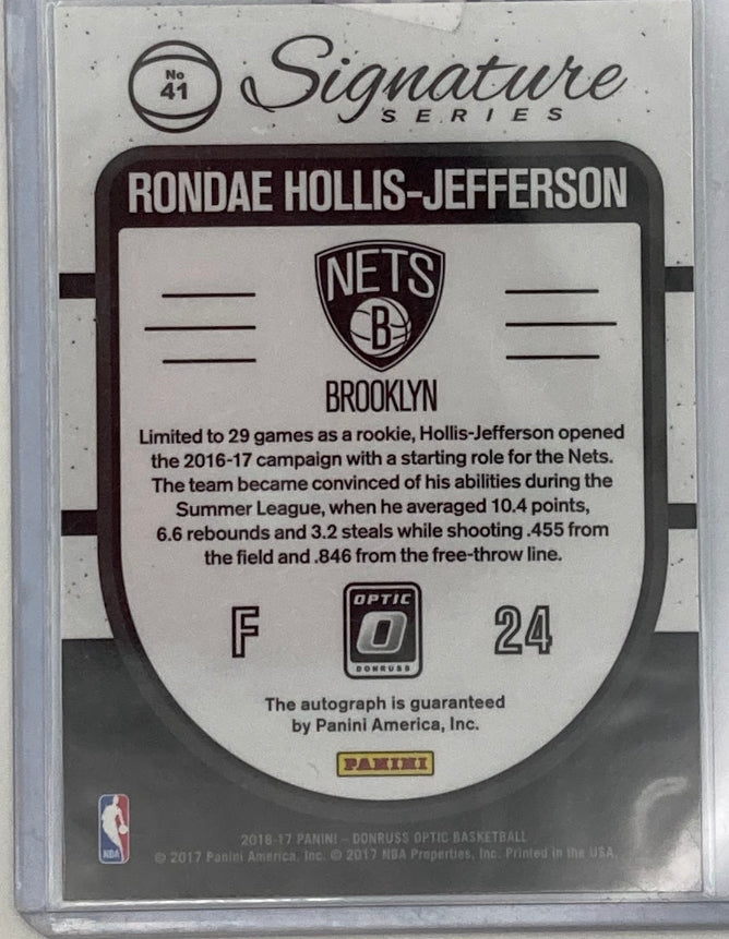 2016-2017 Rondae Hollis Jefferson Auto