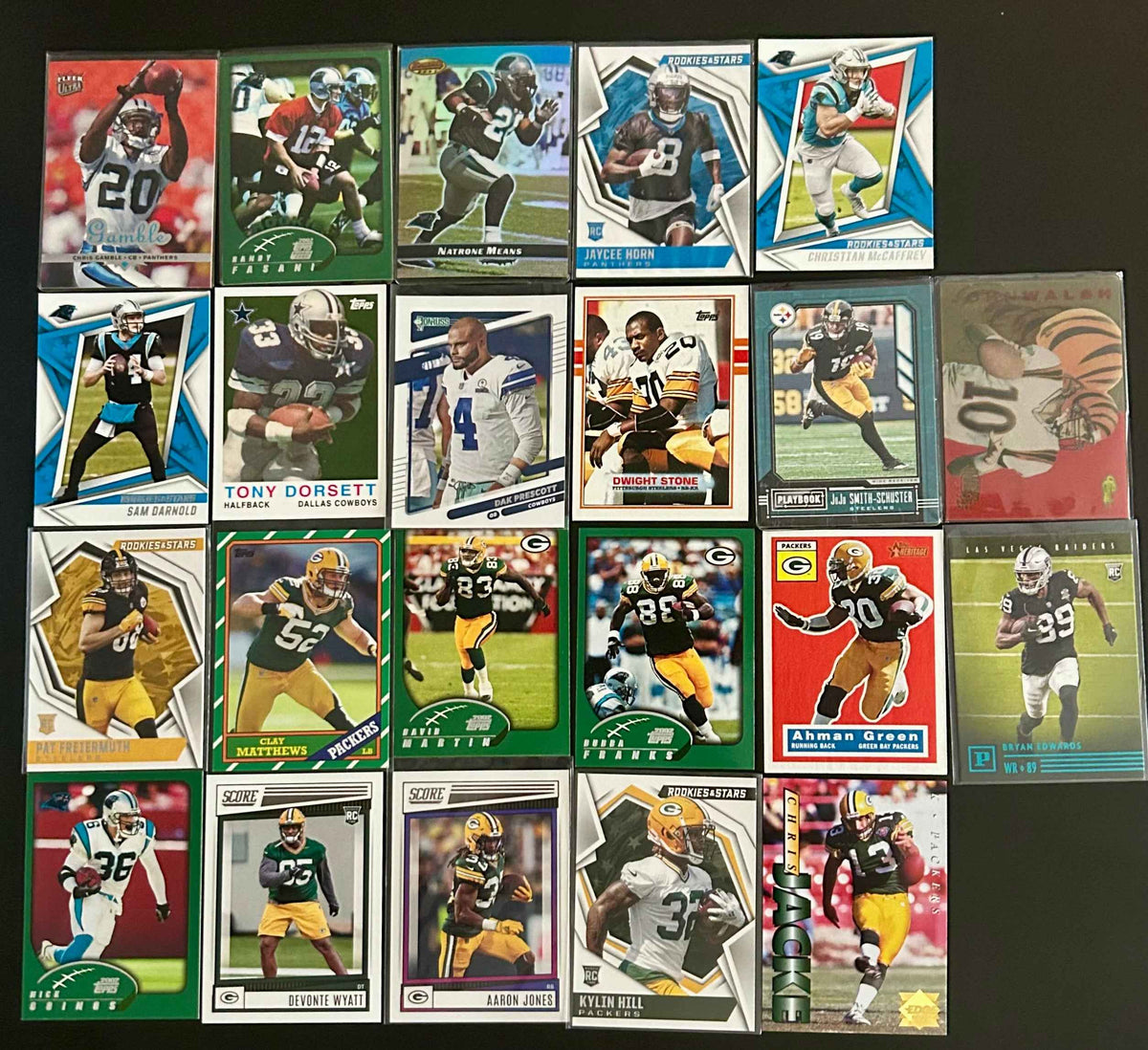 NFL $5 22 Card Lot