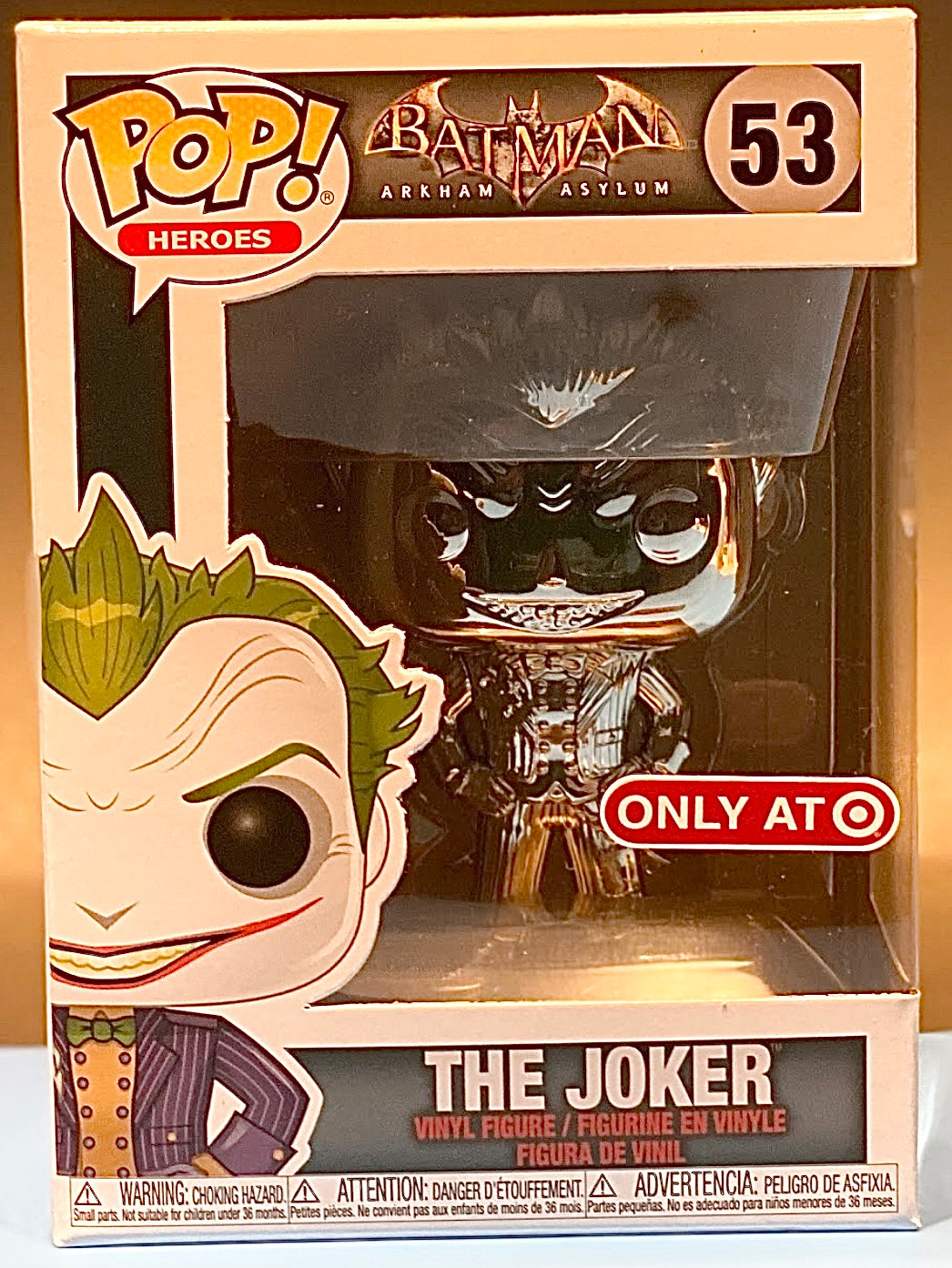 Funko Pop Joker Silver Target Exclusive 53