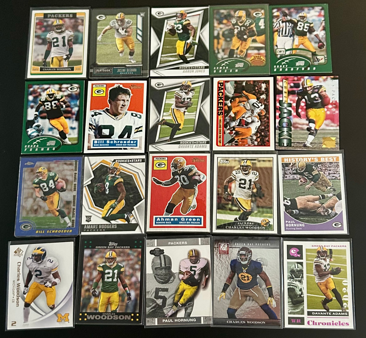 NFL Green Bay Packers 20 Card Lot #3