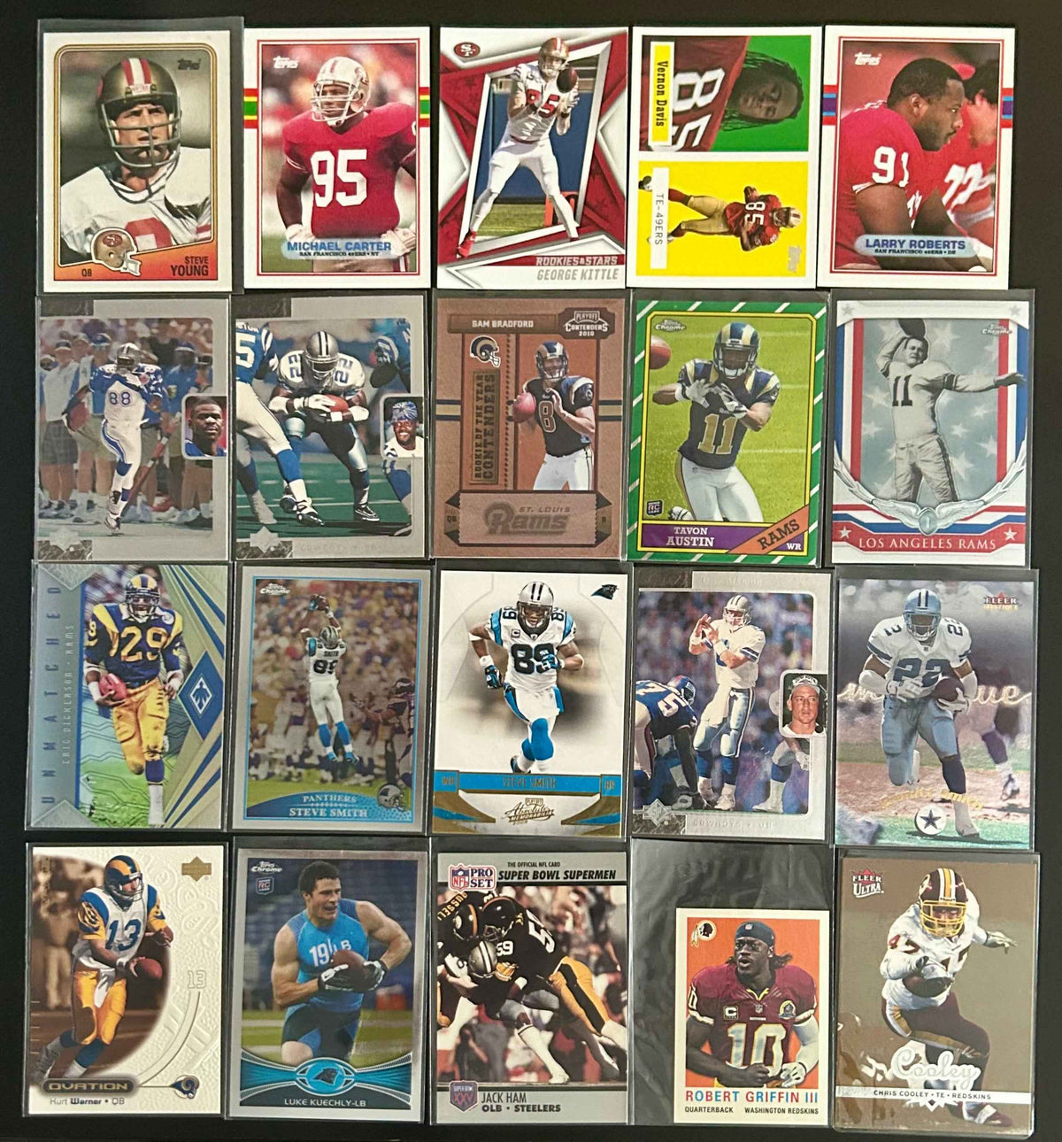 NFL $5 20 Card Lot #18