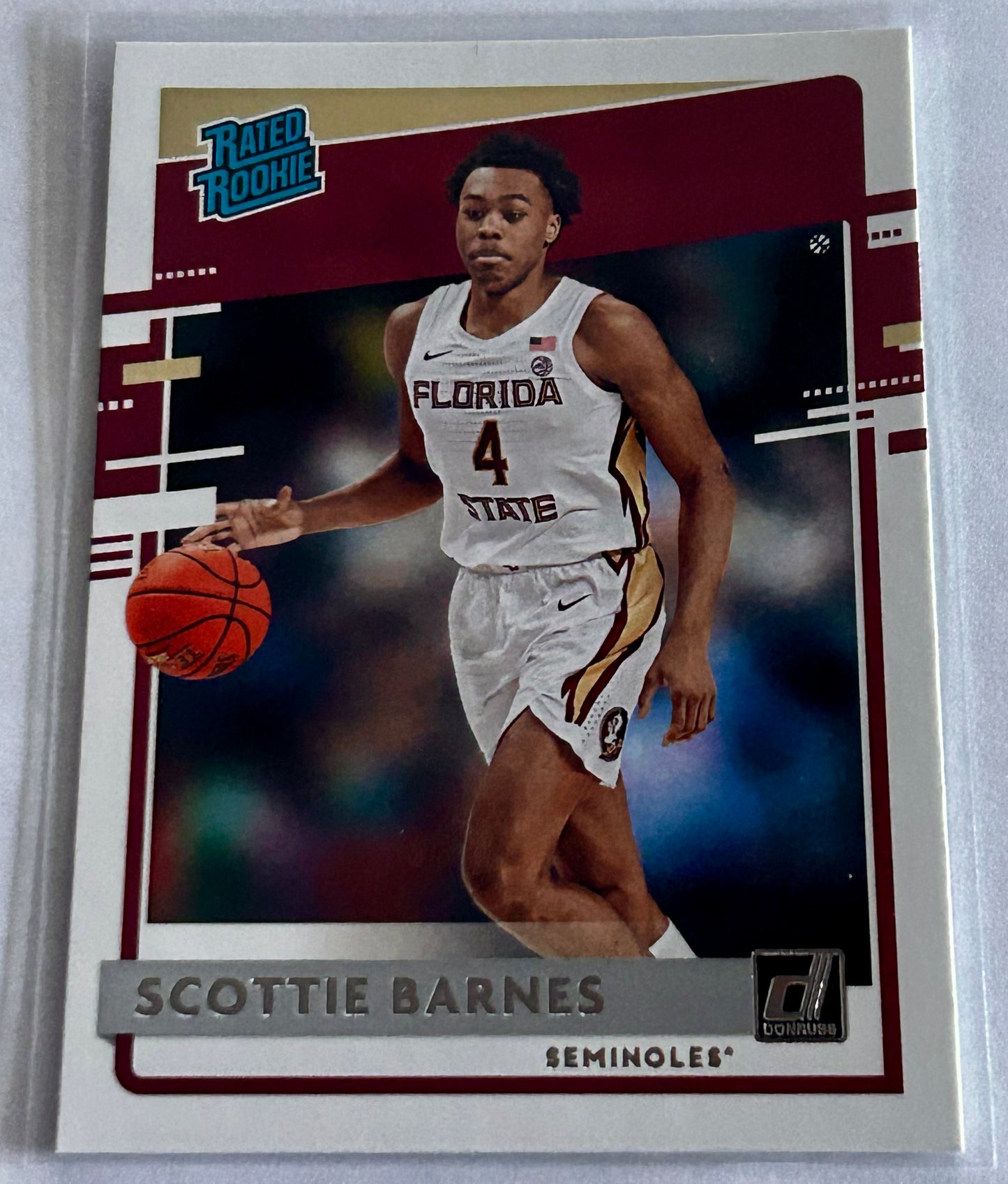 2021-22 Panini Chronicles Draft Picks Donruss Rated Rookie #32 Scottie Barnes