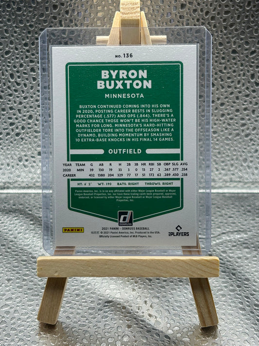 2021 Donruss Baseball Byron Buxton Purple Parallel