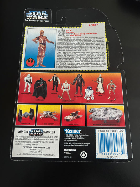 1995 Kenner Star Wars C-3PO Action Figure