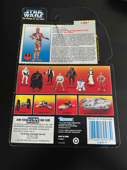 1995 Kenner Star Wars C-3PO Action Figure New in Box