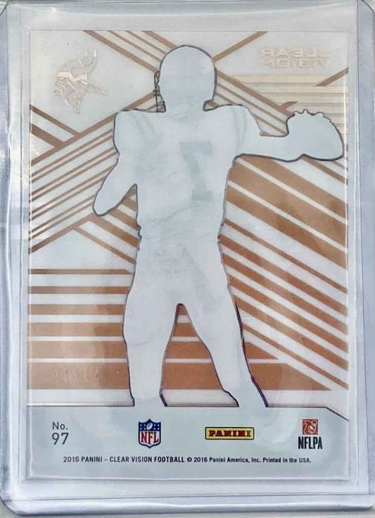 2016 Clear Vision Football Card – Randall Cunningham Numbered Parallel