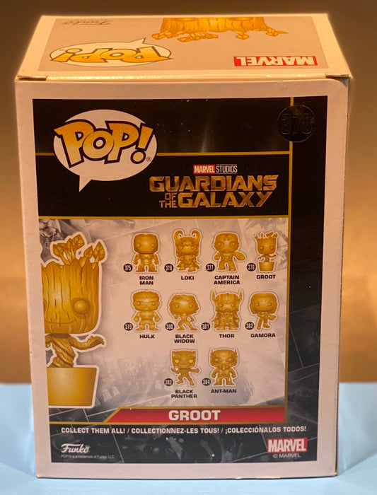Funko Pop Gold Chrome Groot 378