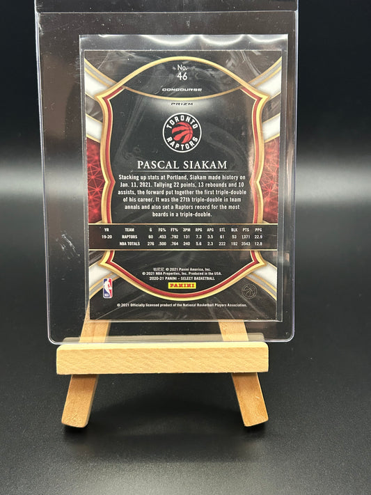 2020 Panini Select Red White Orange Flash Pascal Siakam