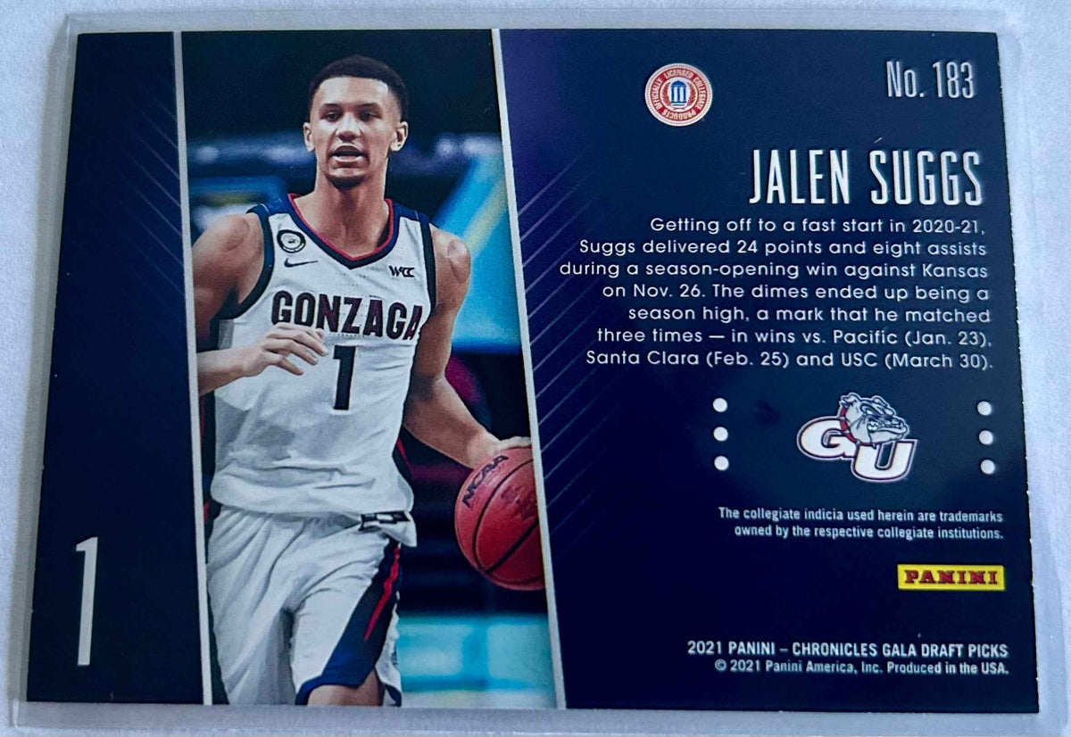 2021 Jalen Suggs Panini Gala Rookie Card Bronze Parallel