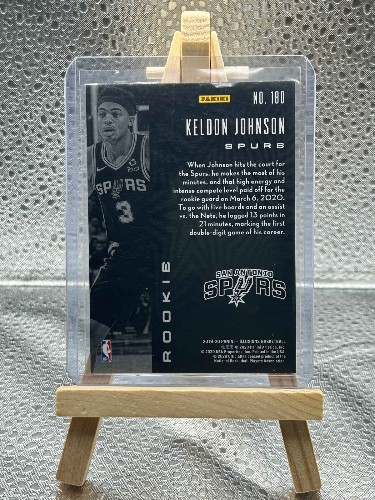 2019 -2020 Panini - Illusions Basketball Keldon Johnson Rookie Card