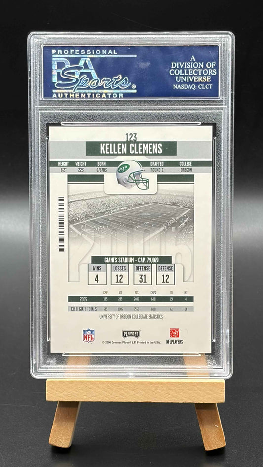 2006 Playoff Contenders Kellen Clemens #123 Ticket Auto Autograph RC PSA 9 Mint