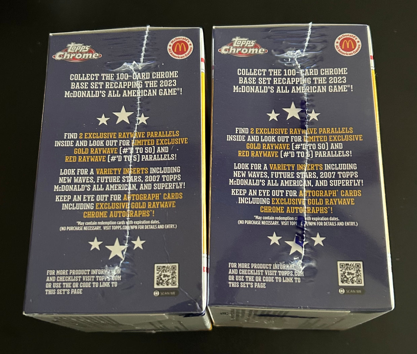 2023-Topps Chrome McDonalds All American Games Booster Box