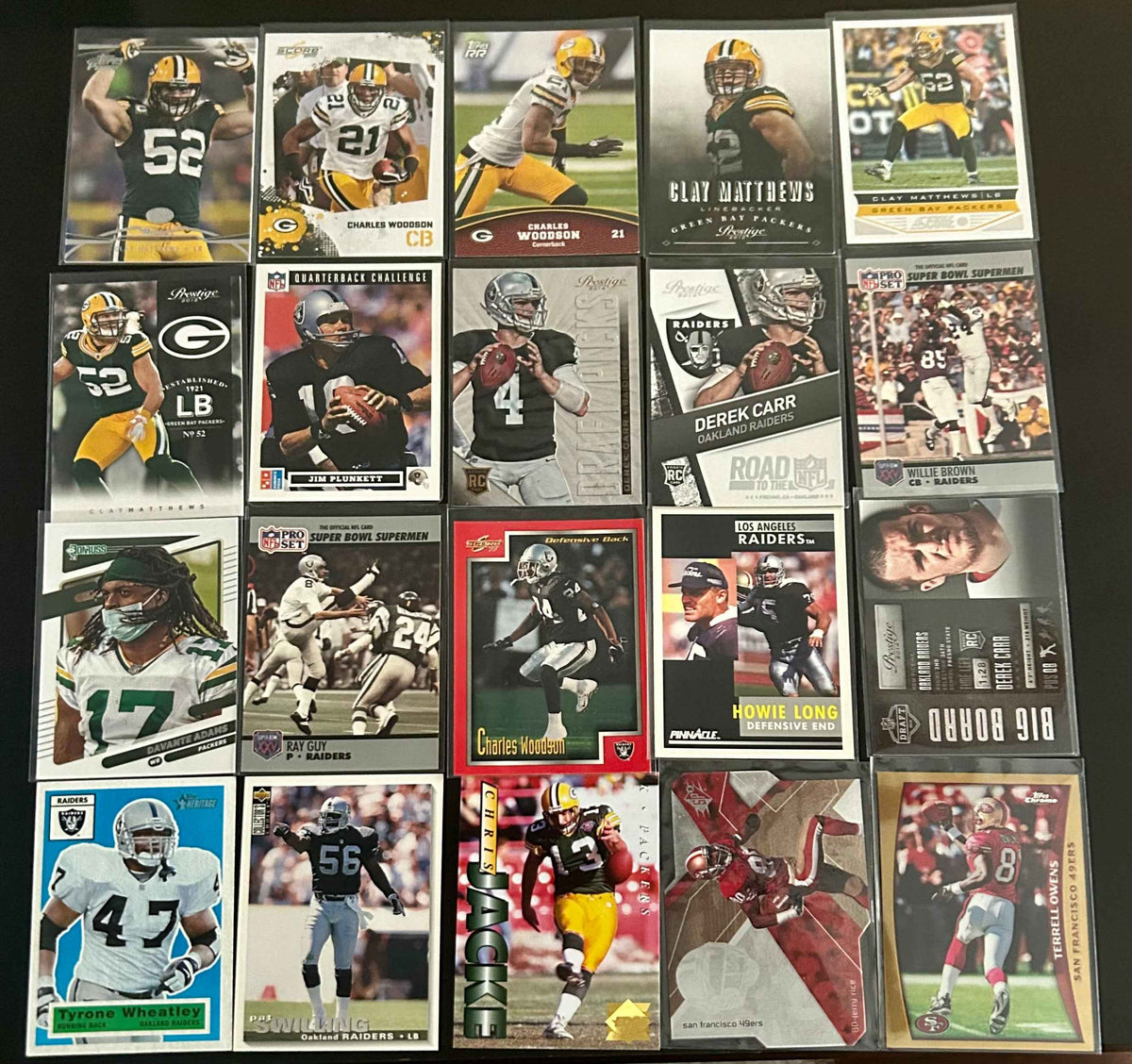 NFL $5 20 Card Lot #16