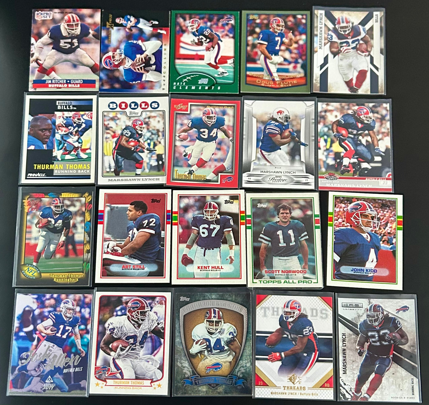NFL Buffalo Bills $3.50 20 card lot #2