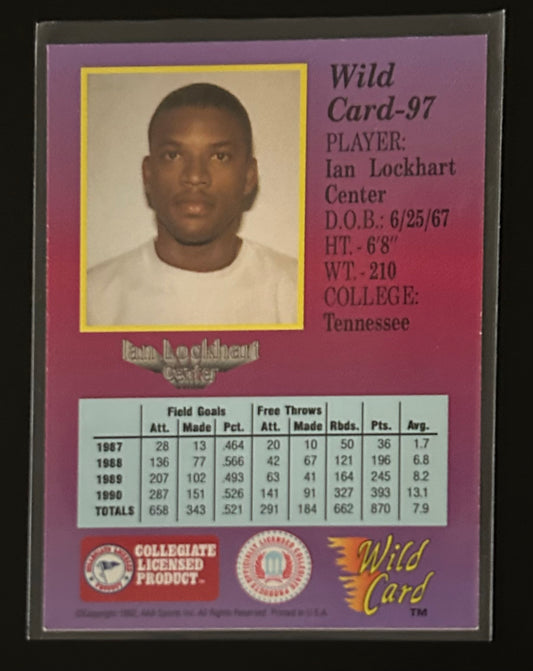 1992 Wild card 1st Edition Ian Lockhart