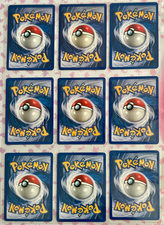9 Card Bill Pokemon Card Lot