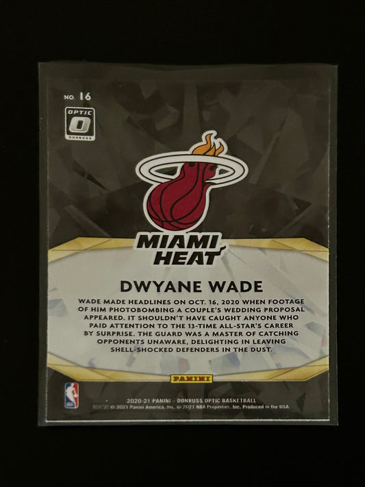 2020-2021 Panini Optic Winner Stays Dwayne Wade