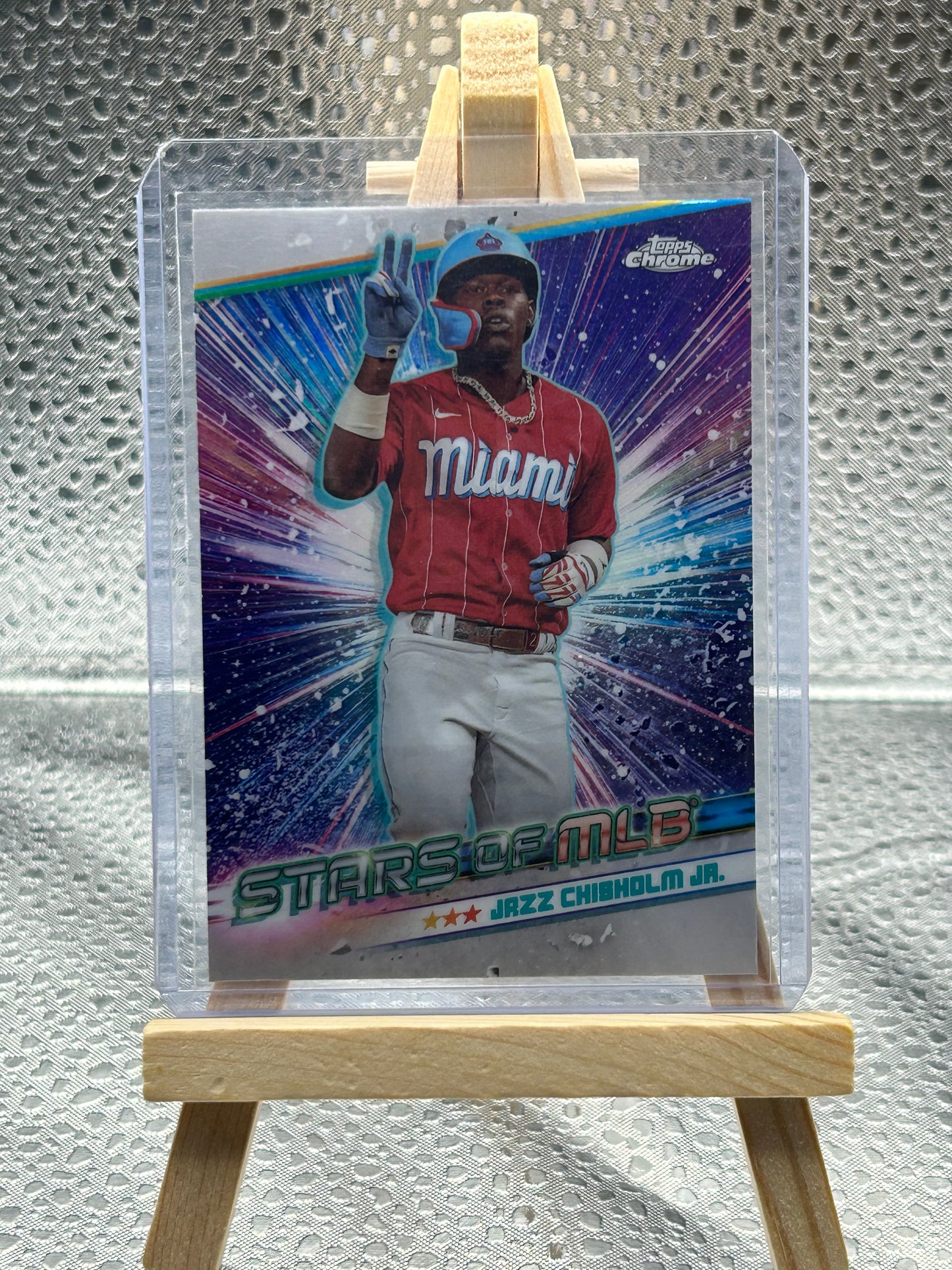 2024 Jazz Chisholm JR Topps Chrome Stars of the MLB