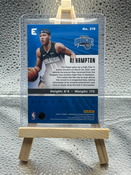 2020-2021 Chronicles Essential Basketball RJ Hampton Rookie Card Teal Parallel