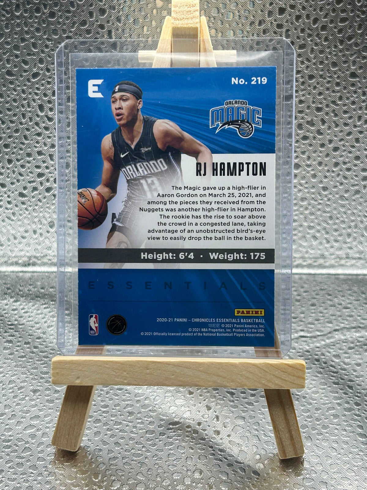 2020-2021 Chronicles Essential Basketball RJ Hampton Rookie Card Teal Parallel