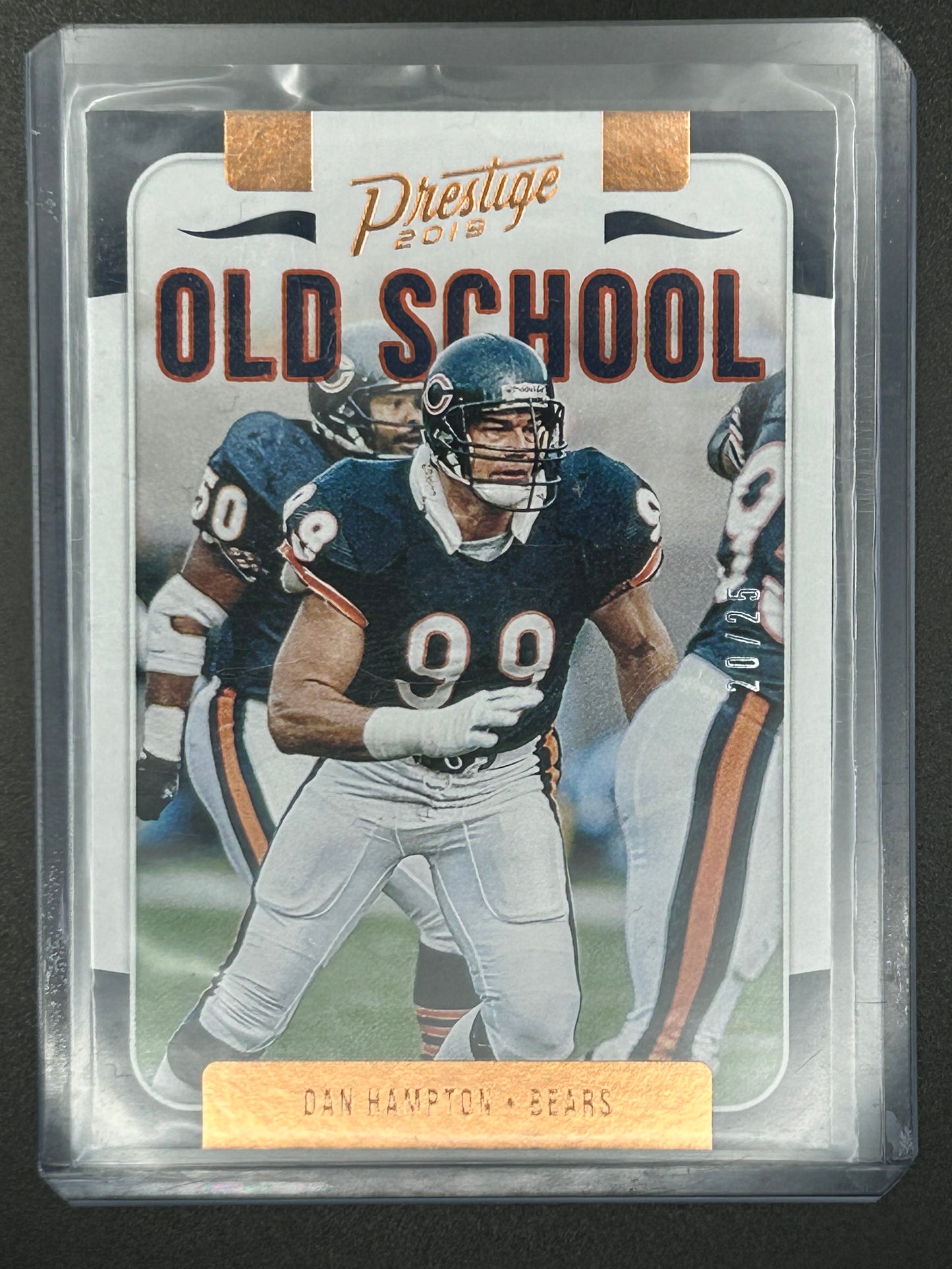 2018 Prestige Old School Dan Hampton Numbered