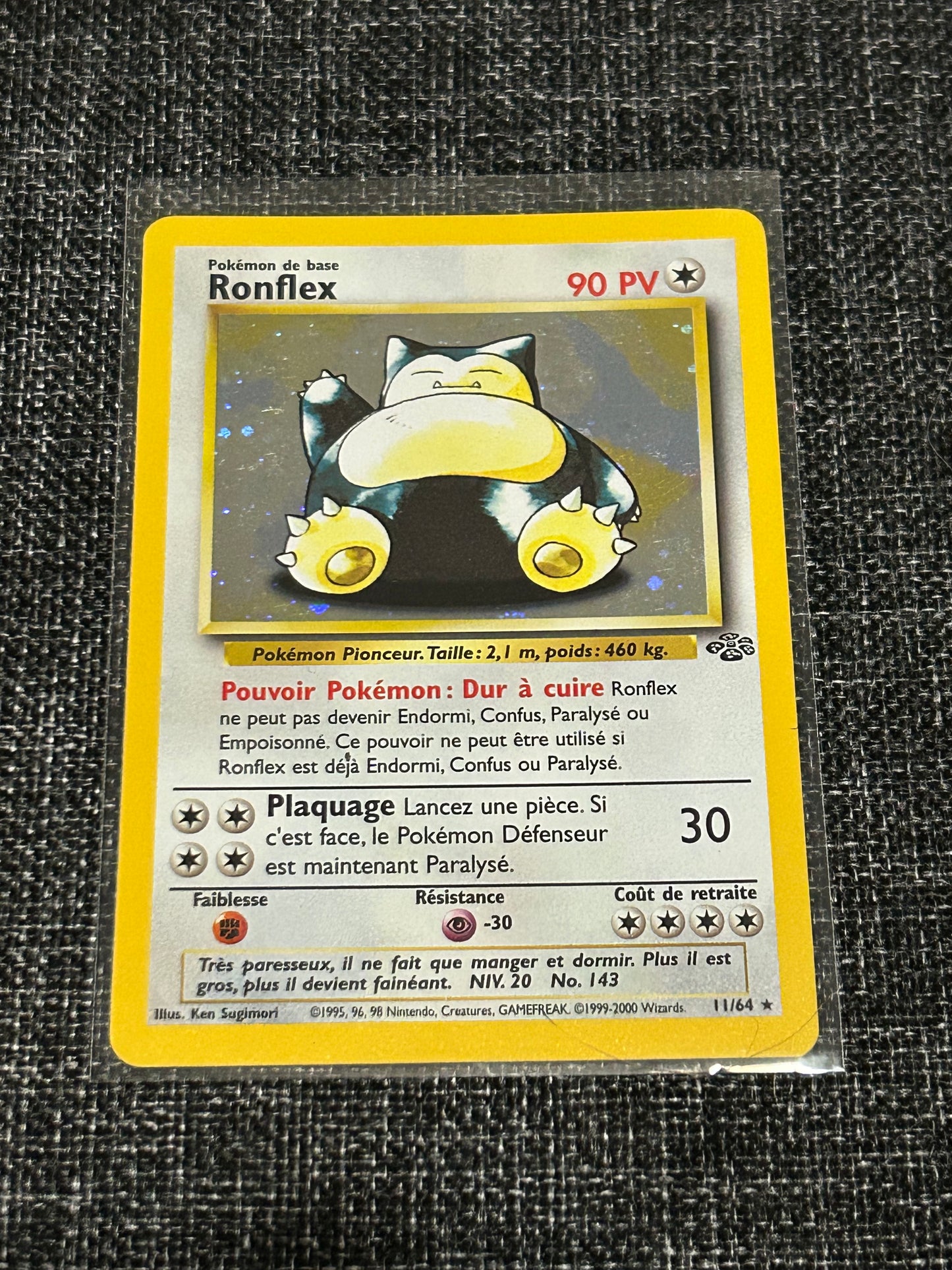 Snorlax (11/64)- Jungle(JU) Holo Rare French