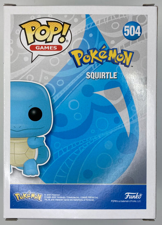 Funko Pop! Metallic Squirtle with 5 pokemon card lot