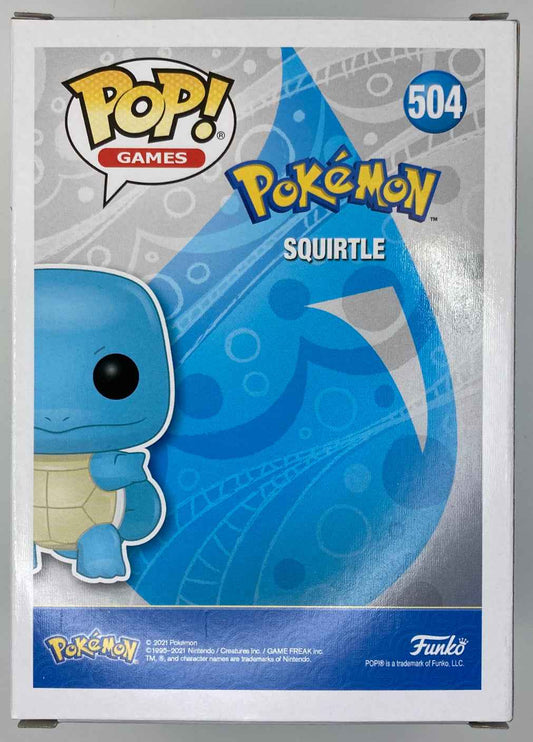Funko Pop! Metallic Squirtle with 5 pokemon card lot