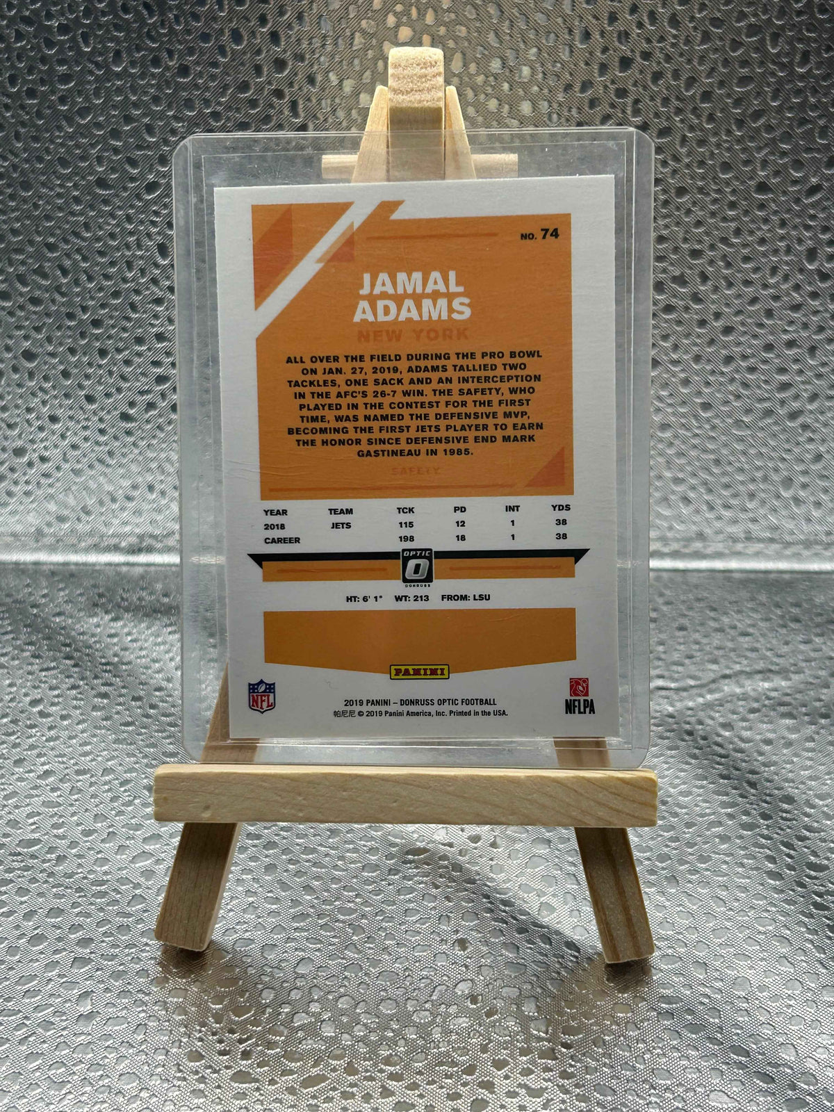 2019-Panini Donruss Optic Football Jamal Adams
