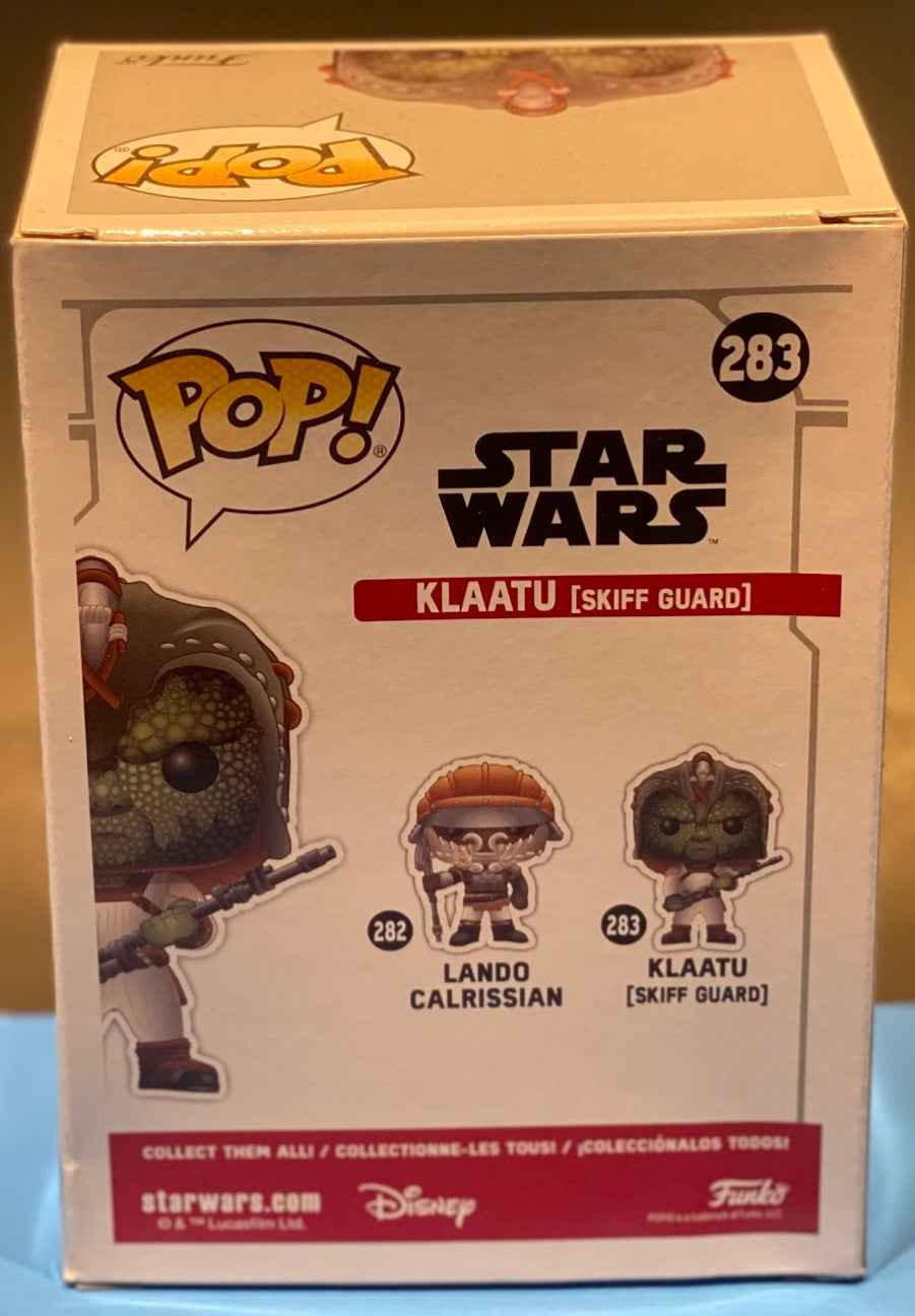 Funko Pop Klaatu Skiff Guard Smugglers Bounty Exclusive 283