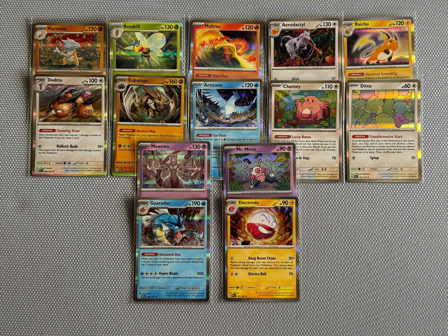 Scarlet Violet 151: 14 Card Holo Rare Set