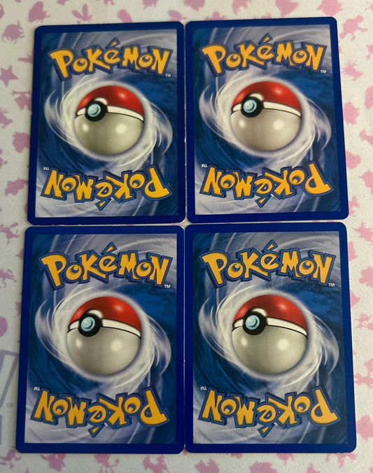 4 Card Pokemon Card lot with Fossil in the name.