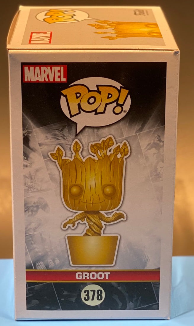 Funko Pop Gold Chrome Groot 378
