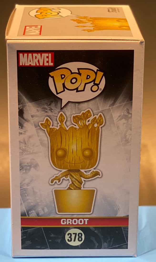Funko Pop Gold Chrome Groot 378