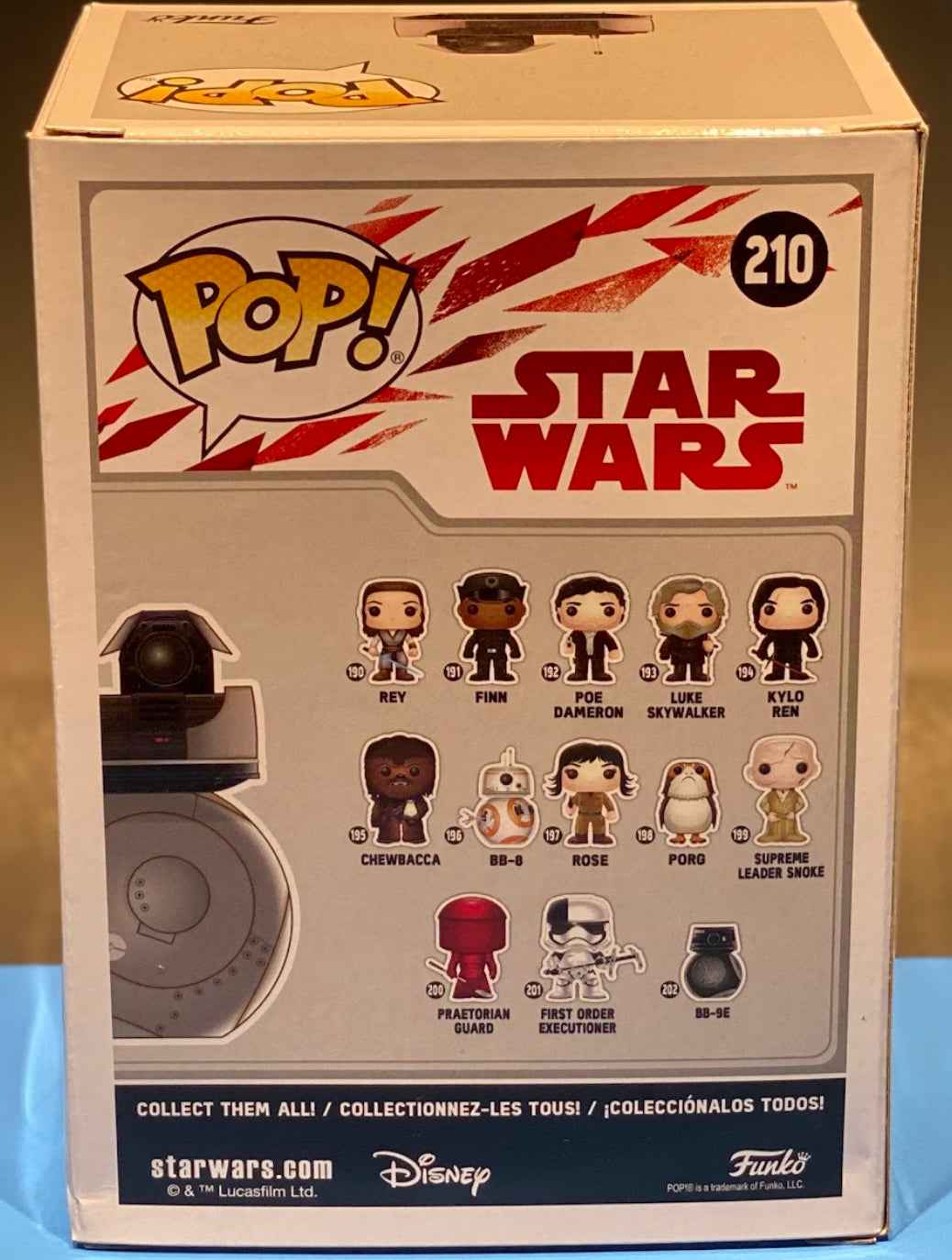Funko Pop Resistance BB unit target exclusive 210