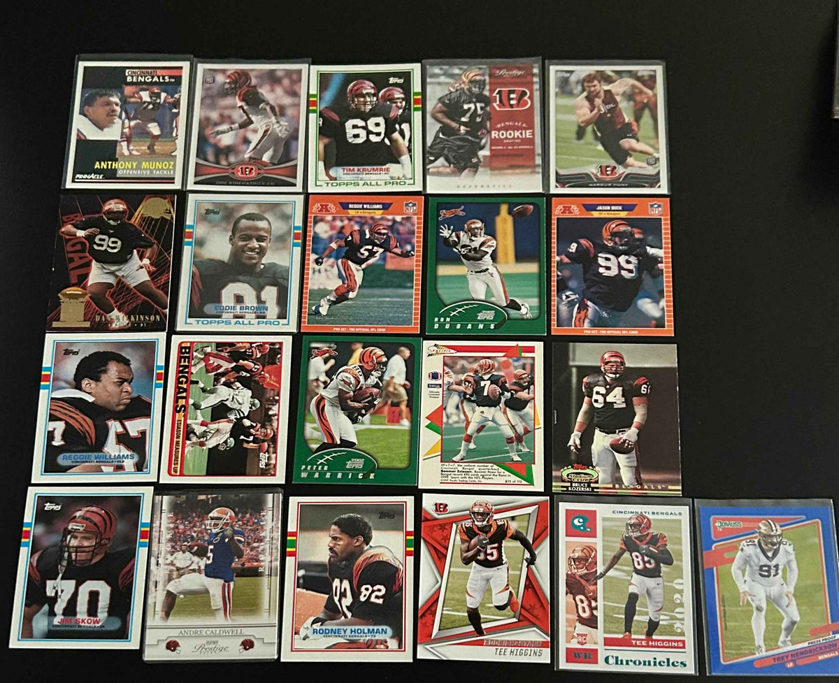 Cincinnati Bengals NFL $3.50 20 Card Lot #1