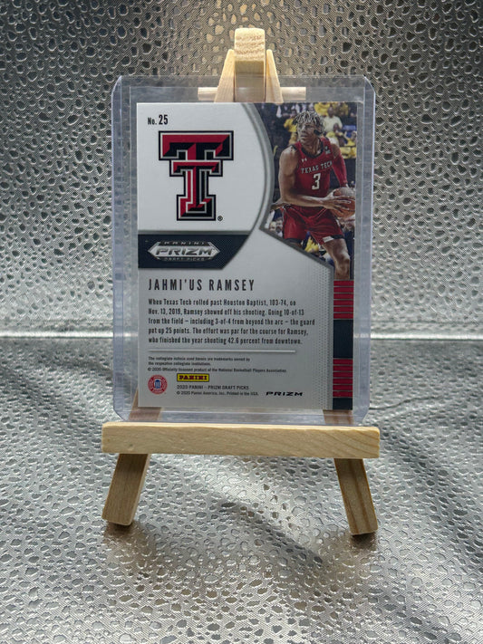 2020 Panini - Prizm Draft Picks Red Cracked Ice Jahmi’us Ramsey