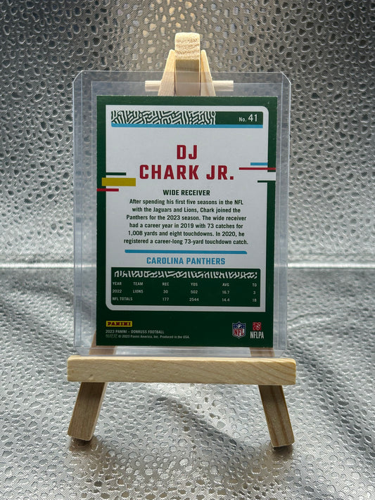 2023 Panini Donruss Football DJ Chark Jr. Red Press Proof Parallel