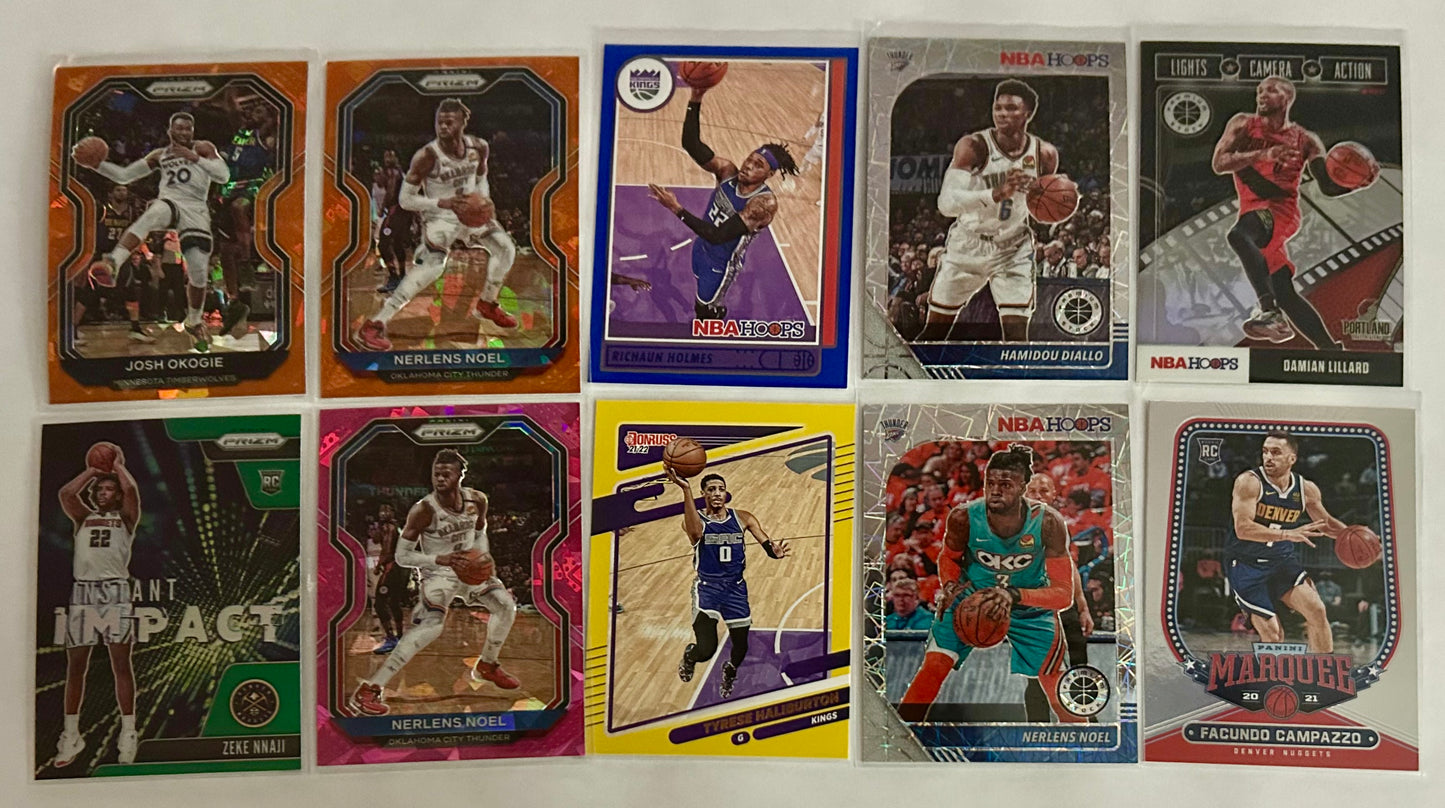 NBA Parallel 10 Card Lot #5