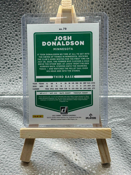2021 Donruss Baseball Josh Donaldson Statue of Liberty Parallel