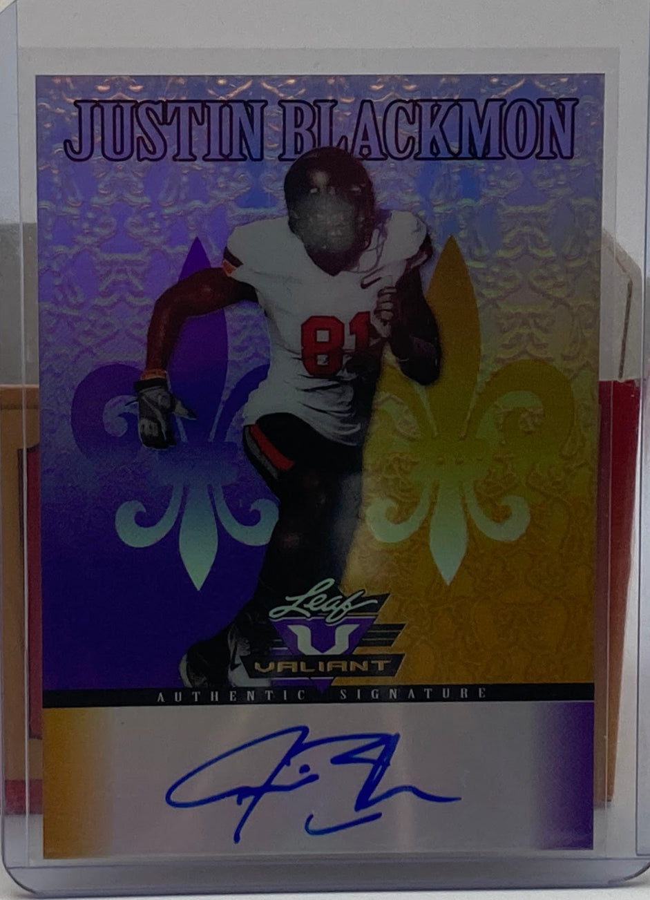 2012 Leaf Justin Blackmon Numbered And Signed