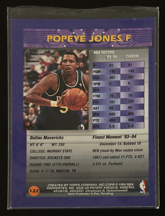 1994 Topps Finest Popeye Jones