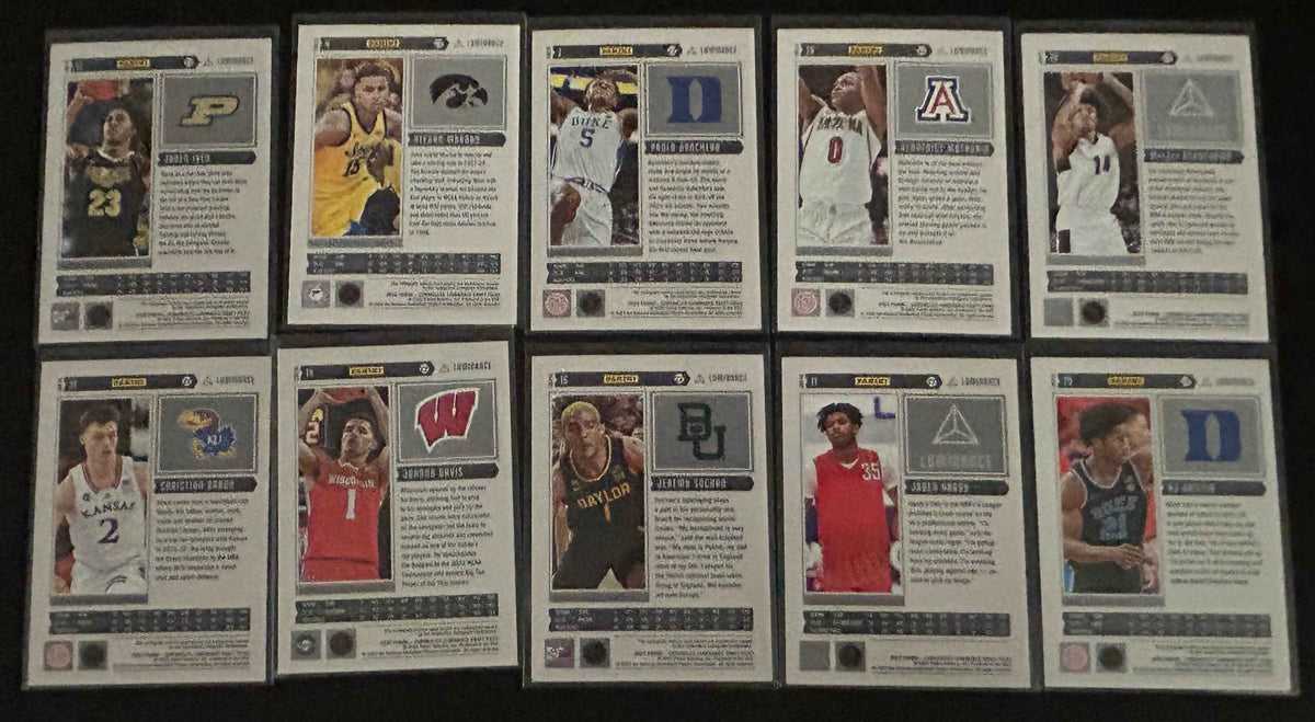 2022 Panini Chronicles Luminance 10-Card Draft Picks Lot