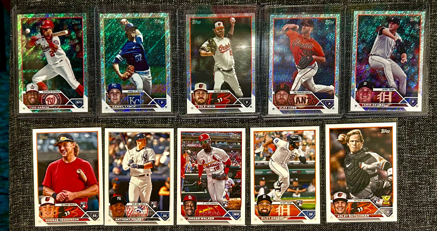 2023 Topps MLB Complete Set 660 Cards – Series 1 & 2 Special Edition