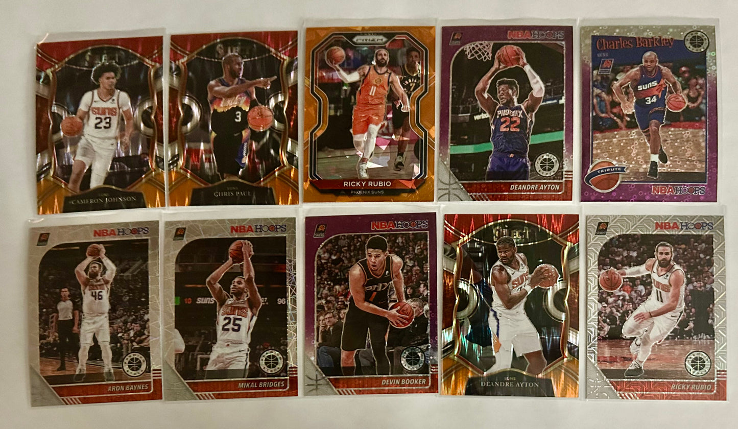 Phoenix Suns Parallel Card Lot 10 Card Lot #2