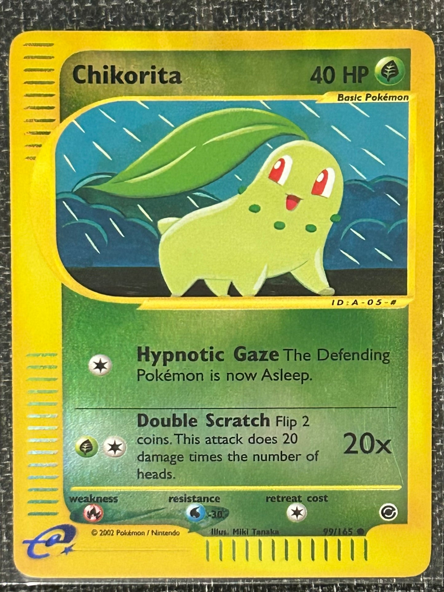 Chikorita (99) - Expedition (EX) Reverse Holo